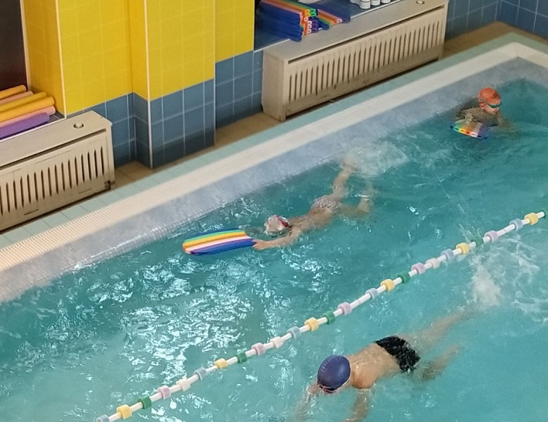 Открытое занятие для родителей по плаванию